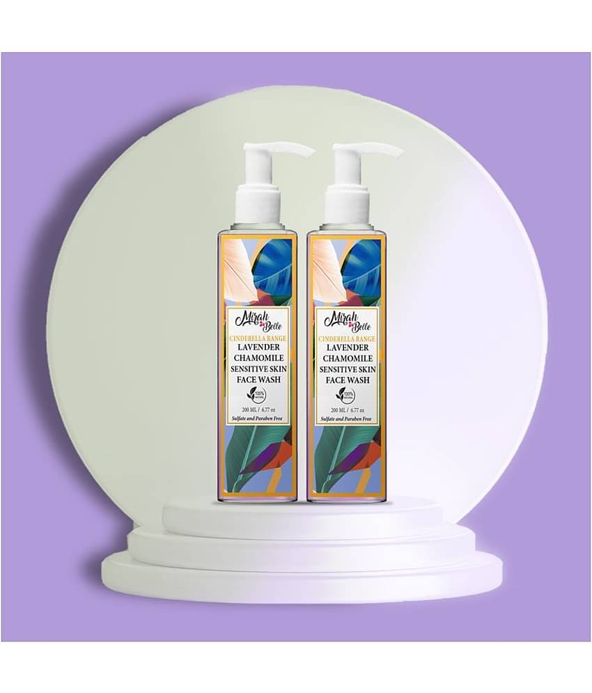 Mirah Belle -Lavender Chamomile Sensitive Skin Face Wash 200 ml (Pack of 2)