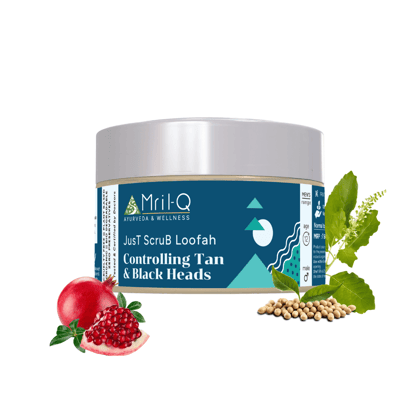 MrilQ JusT ScruB Loofah | Tan & Blackhead Control | Mild Exfoliation | Normal to Sensitive Skin MrilQ JusT ScruB Loofah | Tan & Blackhead Control | Mild Exfoliation | Normal to Sensitive Skin