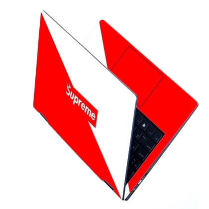 Full Body Laptop Skin Stickers Decal Cover for All Models (15.6 inch) Supreme-2