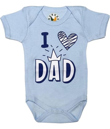 KABOOS Baby Boys Cotton Bodysuit ( Blue )