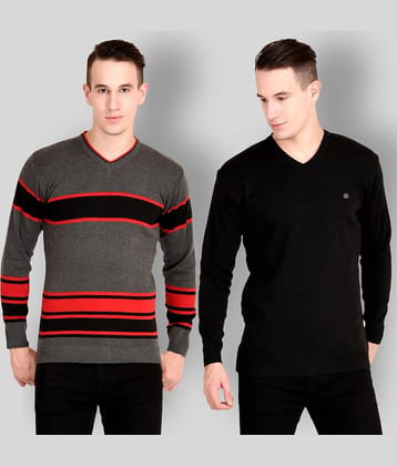 NEUVIN Multi V Neck Sweater