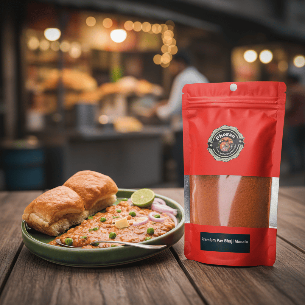 Buy Pav Bhaji Masala Online India - Mumbai Street Food Spice | Phoran