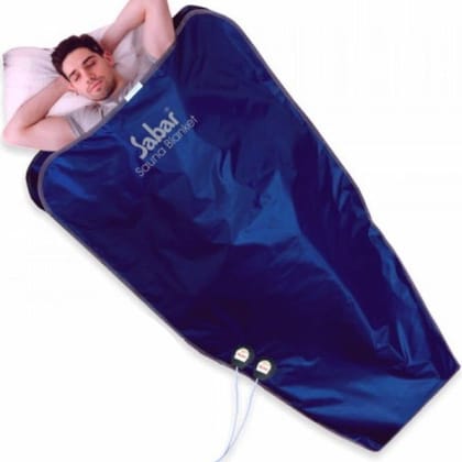 Sabar FIR Infrared Heat Therapy 2 Zone Sauna Blanket for Slimming & Weight Loss Body Detox Beauty Machine SSB 210 Home Spa with Temperature Control (Domestic Use)