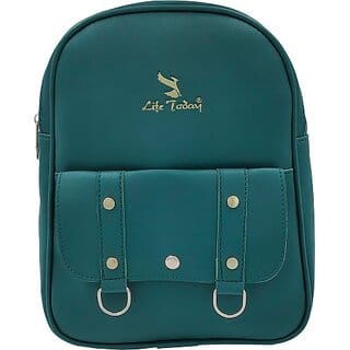 Backpack Small 10 L Backpack New Trendy Fashionable Backpack & Girl Waterproof Backpack (Light Blue, 10 L)