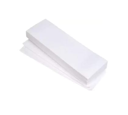 Elecsera Waxing Strips for Face, Under Arms & Hands-50 Strips (White) Strips (50 Strips)