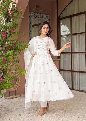 Stylish Women Kurta Pant Set with Dupatta | Soft Fabric Ethnic Suit Set for Office, Casual & Festive Look