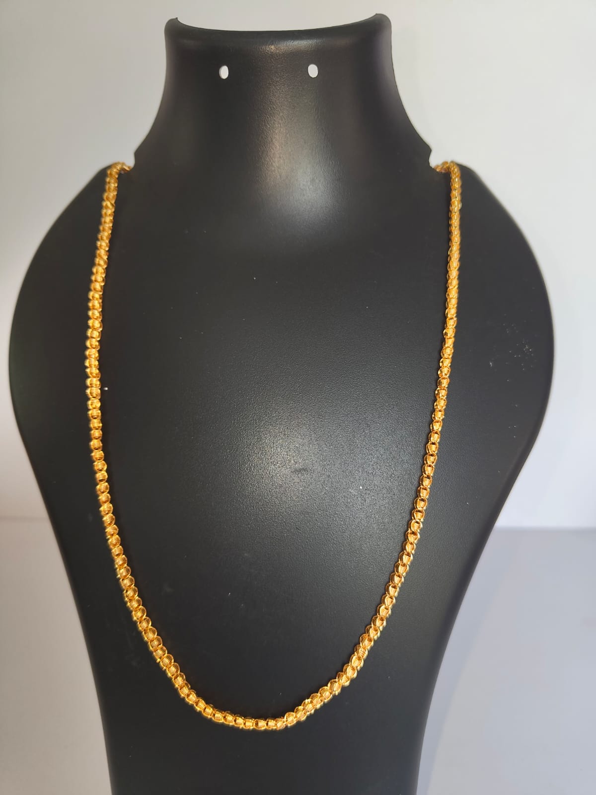 Gold Plated Traditional Indian Ball Chain Necklace for Women