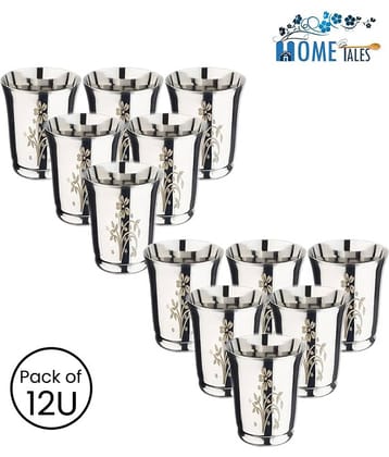 NGA Stainless Steel Kitchen Tumblers for Serving, Pack of 12 U, 300 ml per unit