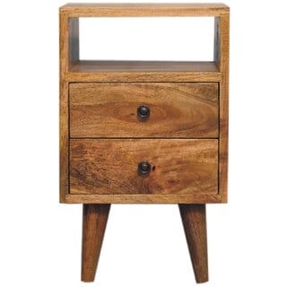 Mini Oak-ish Classic Open Bedside