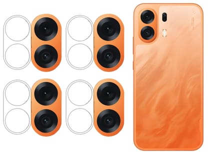 ISAAK Back Camera Lens Protector compatible for OPPO K14 Plus (Pack of 4)