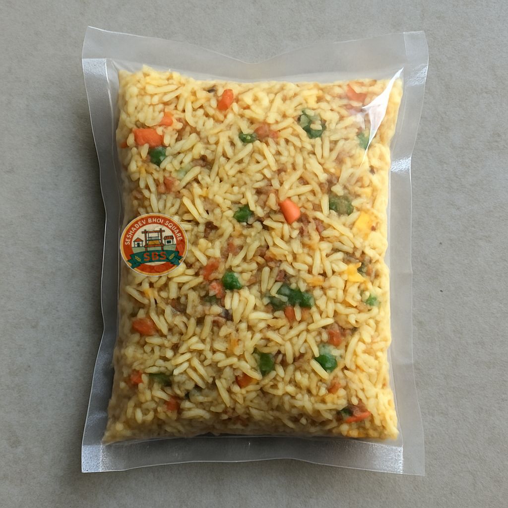 Seshadev Bhoi Square's veg pulao mix