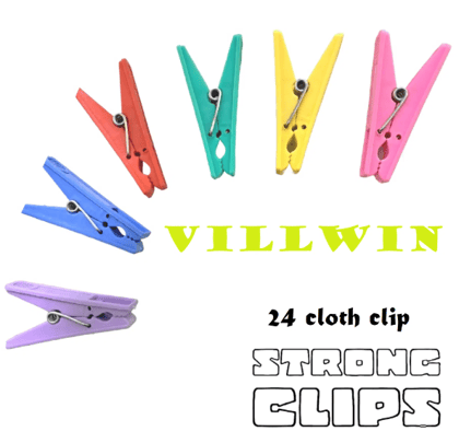 VillWin Muti-color Clothes Pegs VillWin Muti-color Clothes Pegs