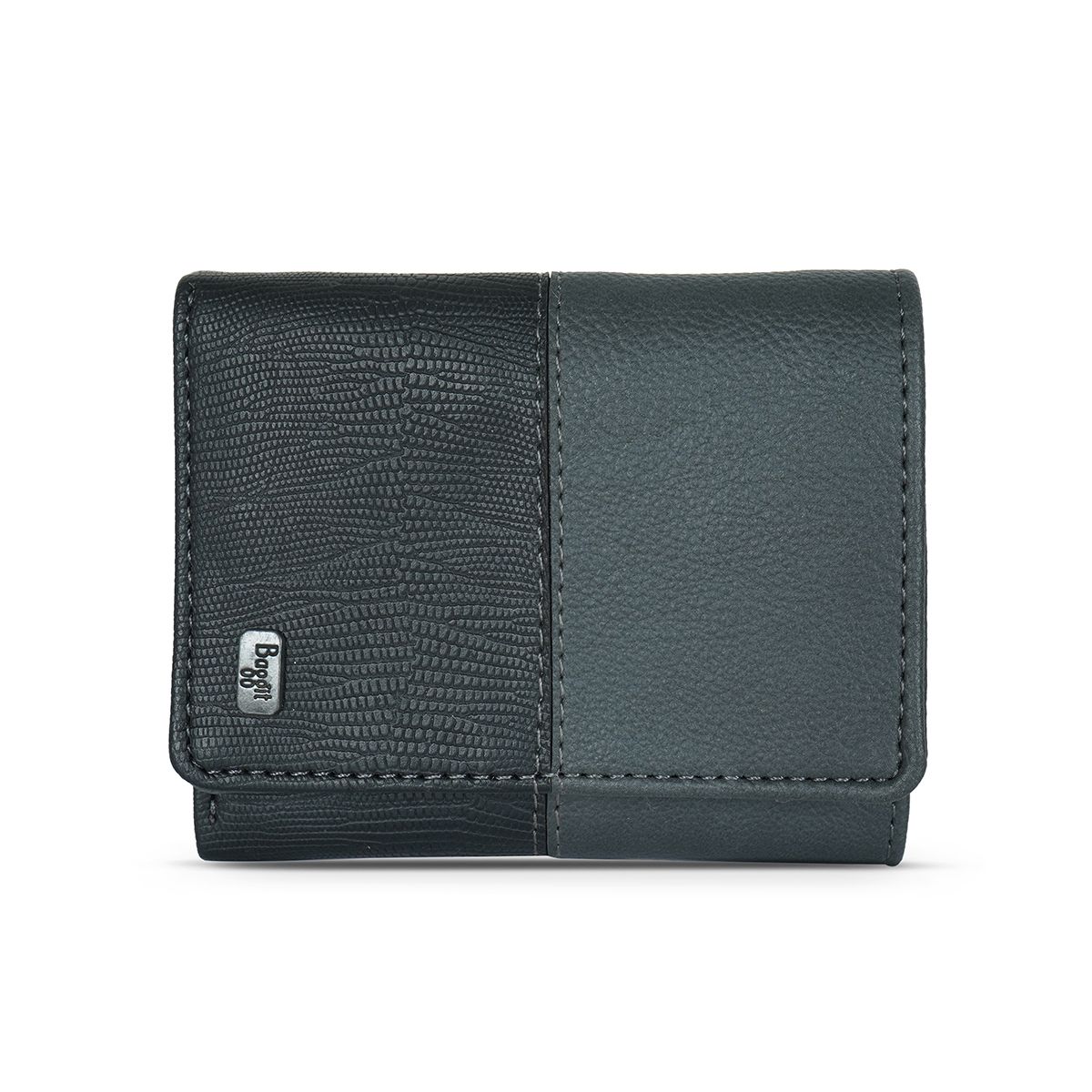 HISON WALLETS 3 FOLD S BLACK