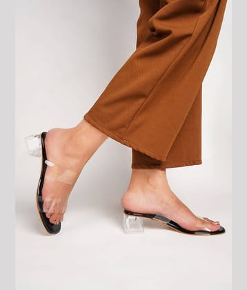 JM Looks Black Women's Sandal Heels