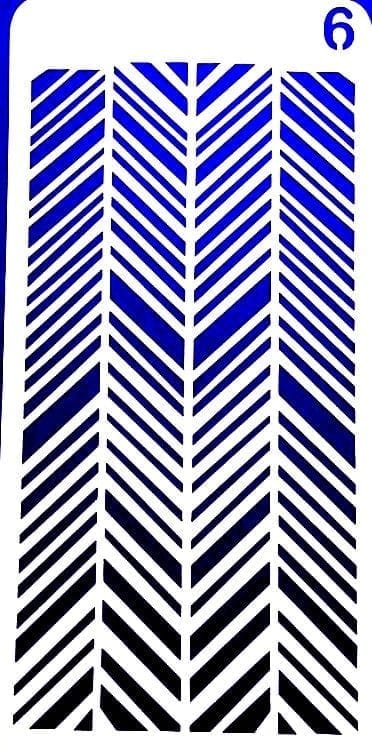 Imported Stencils- 4"*8"- Design 6