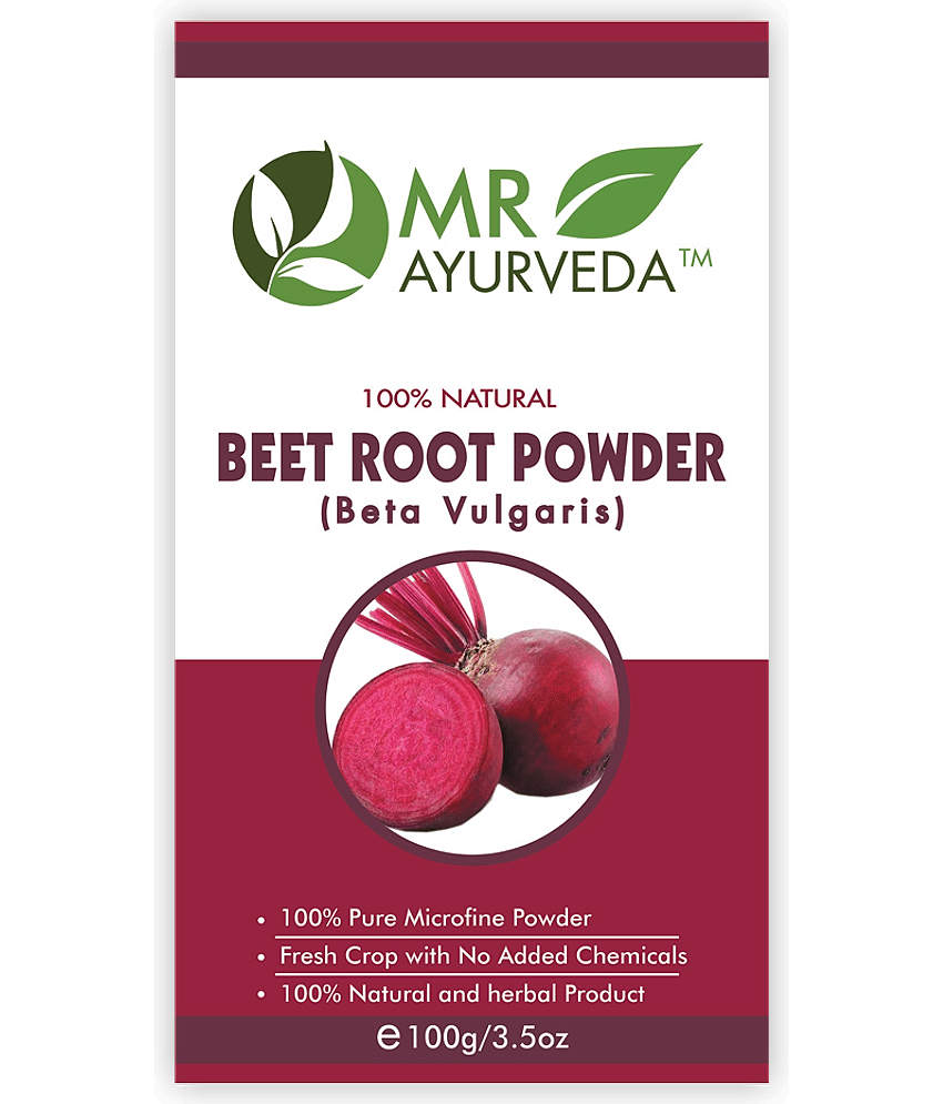 MR Ayurveda 100% Herbal BeetRoot Powder Face Pack Masks 100 gm