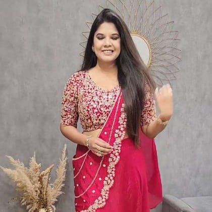 Premium Pink Ready to Wear Semi Formal Festival Saree