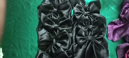 Soft Elastic Hair Ties  Smooth Hair Accessories Black
