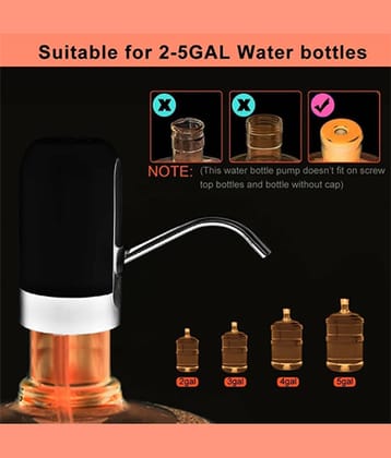 Automatic Wireless Electric Rechargeable Drinking Water Dispenser Pump for 20 Liter Bottle Can with USB charging