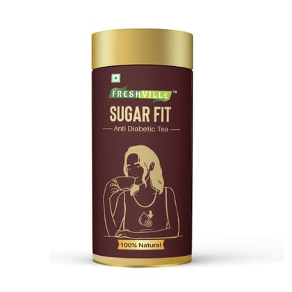 Freshville Sugar Fit Tea 1 Month Pack Controls Blood Sugar Level Naturally 100gram Freshville Sugar Fit Tea 1 Month Pack Controls Blood Sugar Level Naturally 100gram