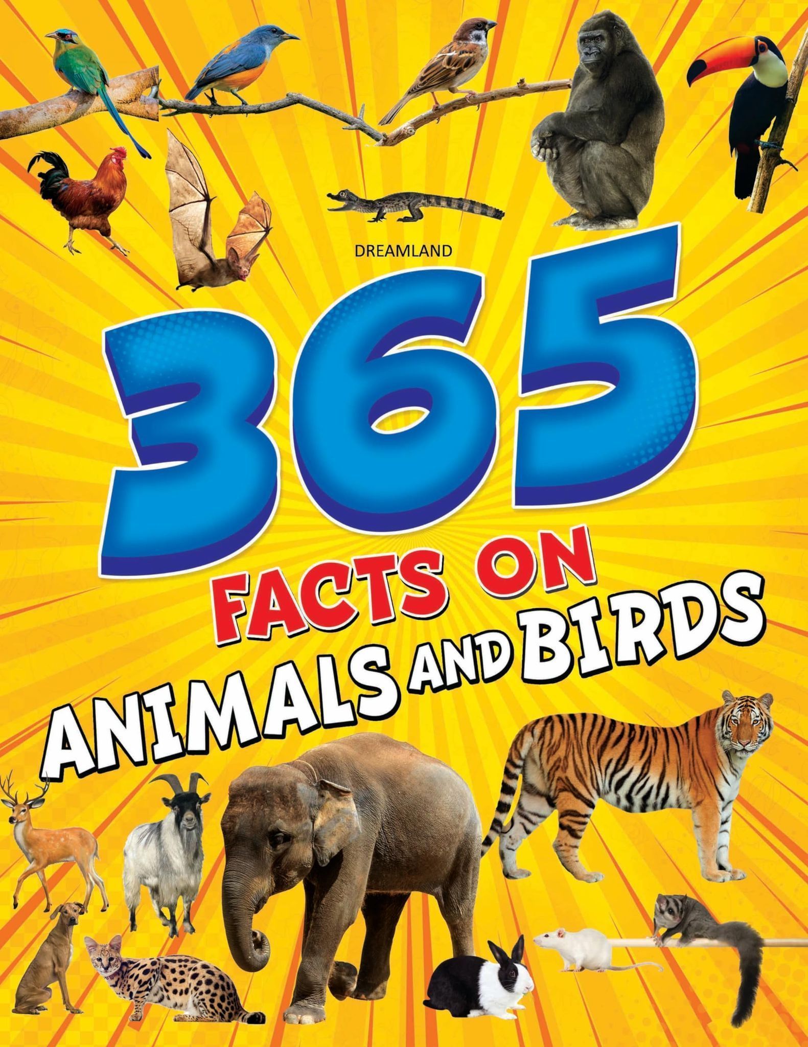 365 Facts On Animals And Birds [Paperback] Dreamland Publications