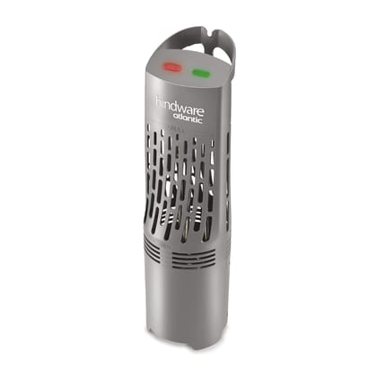 Hindware Atlantic Kweik 1.5kW Portable Wall Mount Water Heater With Thermostat and Shockproof Super Safe Shield Design and Overheat Protection - Grey