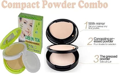 Elecsera 2IN1 PREFECT MATTE FINISH LONG LASTING OIL FREE PRESSED Compact (Skin, 48 g)
