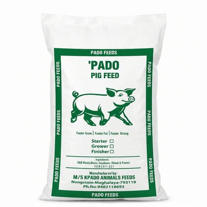 PADO PIG FEED - 26 kg - One 26 kg bag