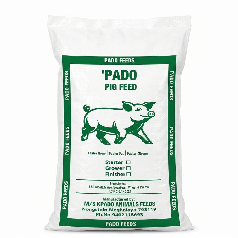 PADO PIG FEED - 26 kg - One 26 kg bag