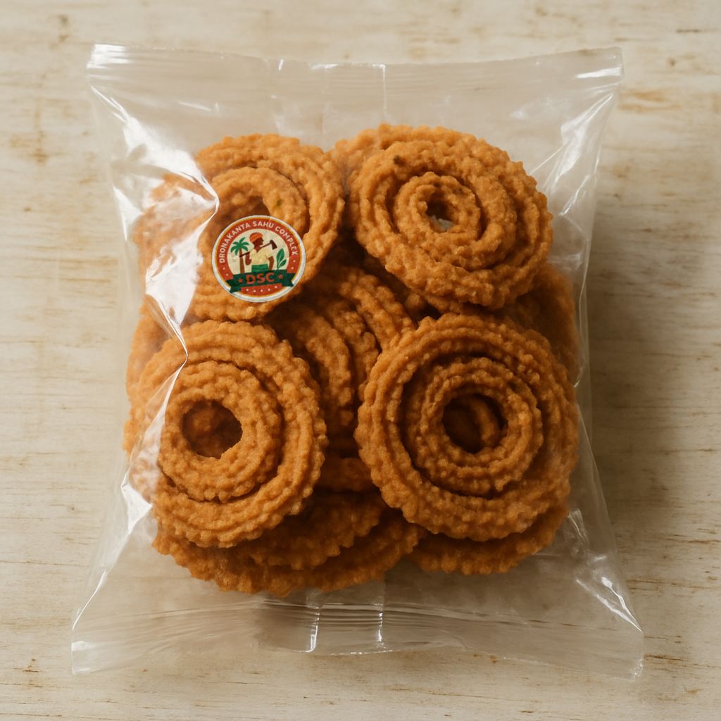 Dronakanta sahu Complex's traditional indian chakli snack