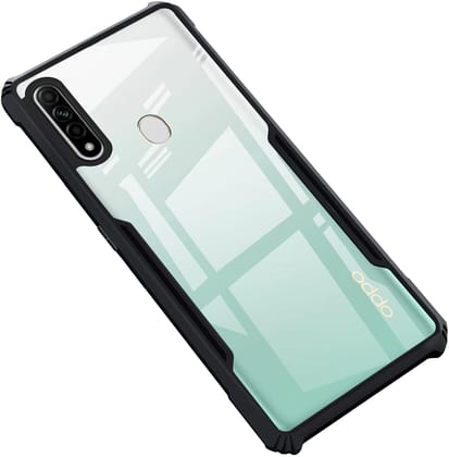 PLUGTECH Slim Shockproof Case | Matte Black Soft | Drop Protection | Precise Cutouts | Premium Mobile Cover for Oppo A31 PLUGTECH Slim Shockproof Case | Matte Black Soft | Drop Protection | Precise Cutouts | Premium Mobile Cover for Oppo A31