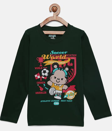 Dongli Pack of 1 Boys Cotton T-Shirt ( Multi Color )