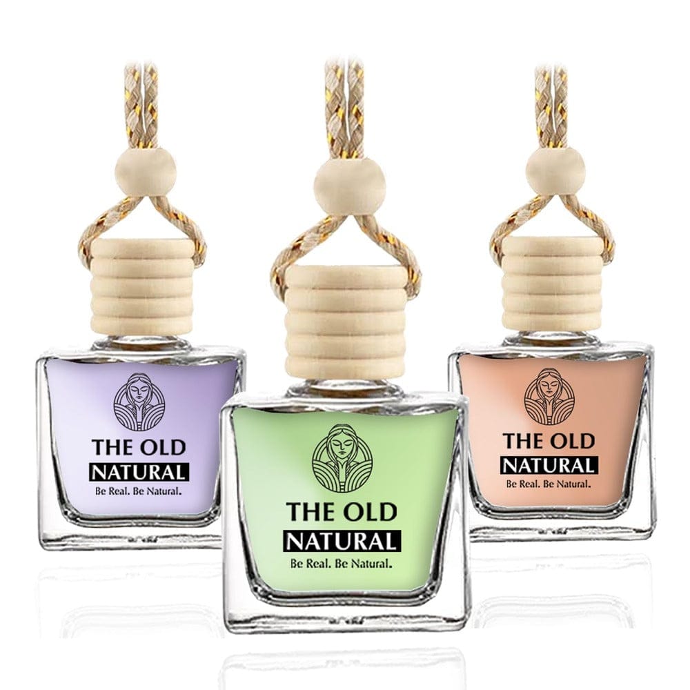 The Old Natural Car Air Freshener Combo Pack 3 (Expressions + Lavish Musk + Mystery Combo)