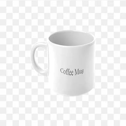 Classic White Ceramic Coffee Mug