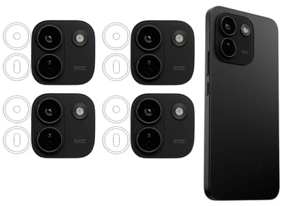 ISAAK Back Camera Lens Protector compatible for Poco X8 Power (Pack of 4) ISAAK Back Camera Lens Protector compatible for Poco X8 Power (Pack of 4)