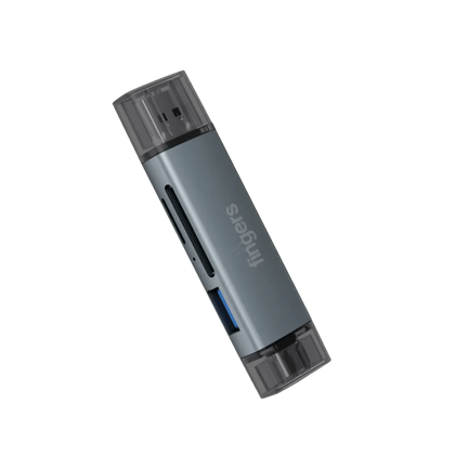 FlexiPort Dual Flexible Interface with Unmatched UtilitySD Card + MicroSD + USB 3.0/2.0