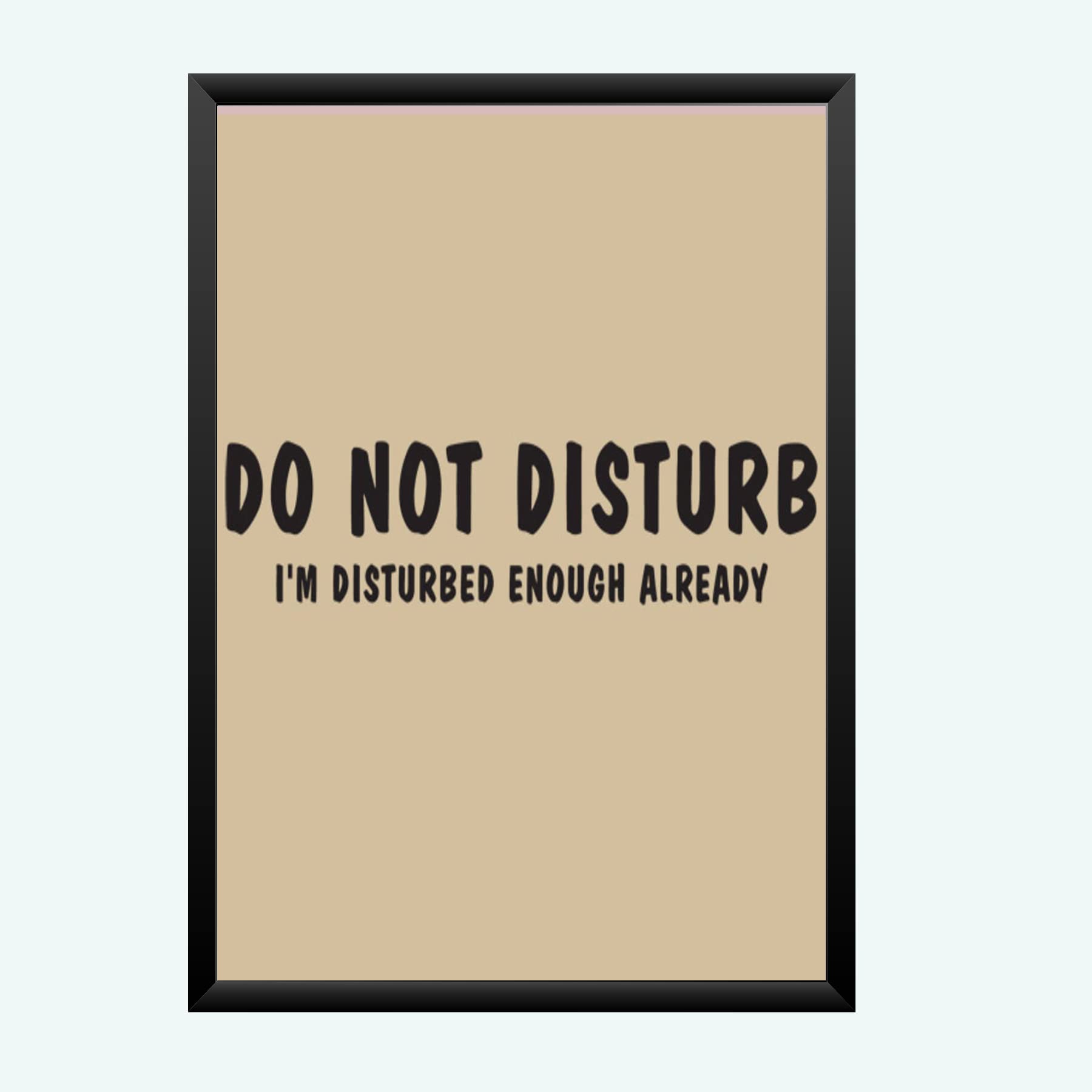 NOKKES Do Not Disturb Wall Photo Frame For India Love And Wall Decoration Wall Photo Frame Size 8X12 Inch_22