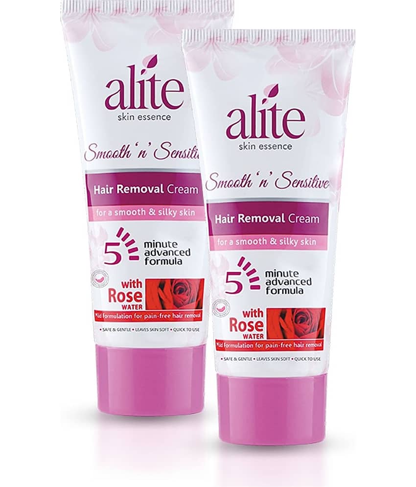 Alite Hair Removal Cream for Women Painless & Effective with Rose Water (30g x Pack of 2)