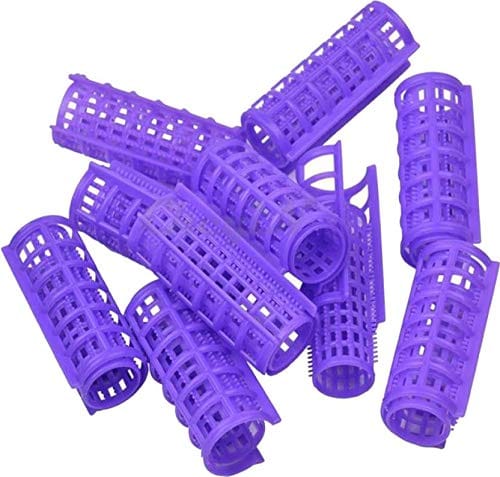 Elecsera Plastic Rollers Hair Curler (Multicolor)-Pack of 10