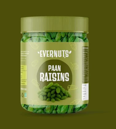 Paan RaisinsSweet and refreshing paan-flavoured raisins, perfect for unique snacking and after-meal indulgence.