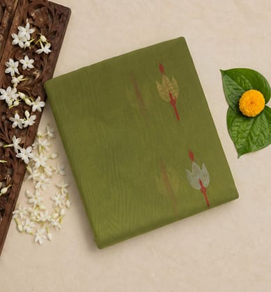 Handloom Chanderi Silk By Cotton Saree