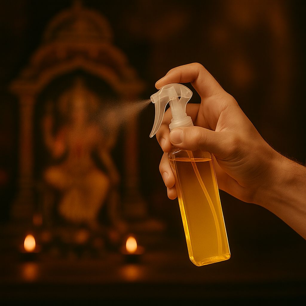 Shaam Darbar Puja Air Freshener – Alcohol-Free, Long-Lasting Sacred Mist - Krishna ji - Ganesh&nbsp;ji&nbsp;-&nbsp;Navratri