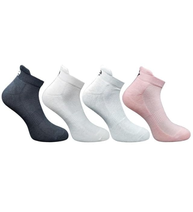 4_Pair Set Unisex Casual Cotton Printed Ankle Length Socks (Multicolor)-PID63477