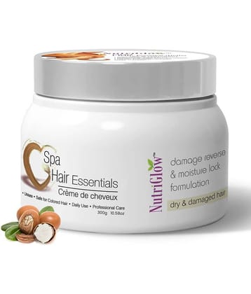 NutriGlow Hair Spa Cream with Damage Reverse & Moisture Lock Formulation for Dry & Damaged Hair - 300gm