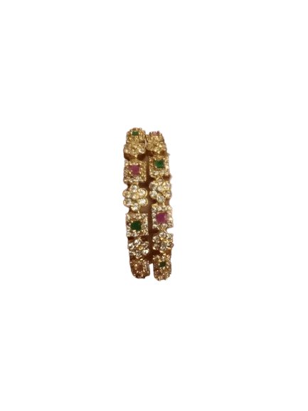 One Gram Gold Plated Bangle Set as 2