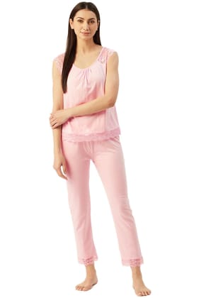 Klamotten Women's Top & Pyjama Nightsuit N103Rb