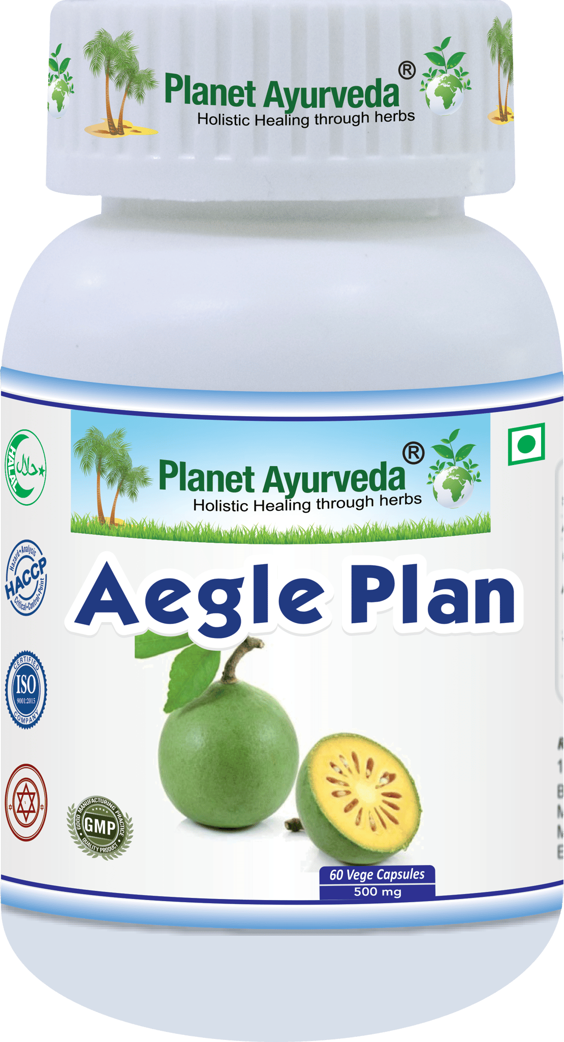 Planet Ayurveda Aegle Plan Capsules - 60 Veg Capsules - 500mg