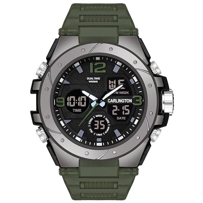 Carlington Resin Endurance Analog-Digital Sports Watch for Men and Boys - CT9105 Series One