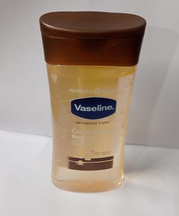 Vaseline Intensive Care Cocoa Radiant Body Oil with Pure Cocoa Butter Gel Oil – Deep Hydration & Glowing Skin