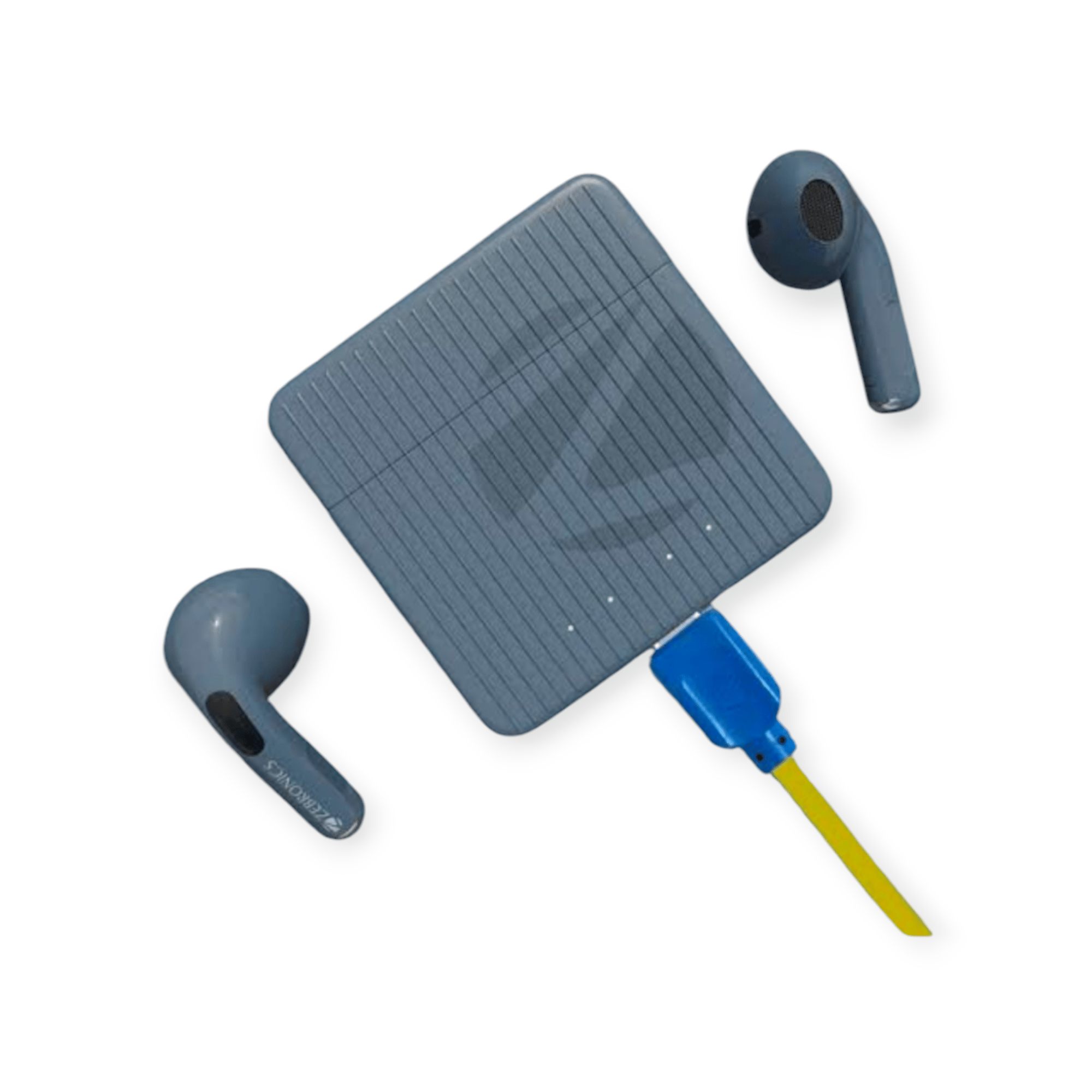 Zebronics Zeb-Sound Bomb 3 True Wireless Earbuds with Flash Connect, IPX7 Water Resistance, 20 Hours Playtime, Stereo Sound, Bluetooth 5.0, in-Ear Headphones with Mic (Blue)